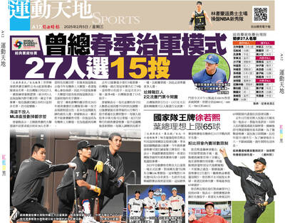 搶進經典賽》曾總春季治軍模式 27人選15投