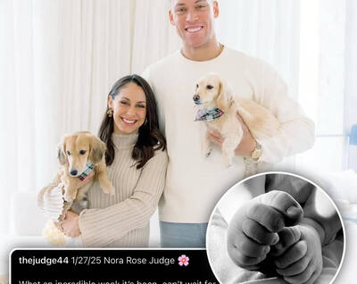 MLB》恭喜！洋基「法官」賈吉當爸爸 與愛妻迎接第一個小孩