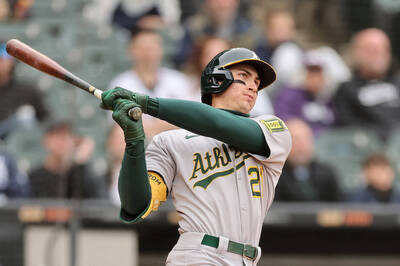 MLB》獨居全壘打王！運動家23歲新星開季狂轟猛炸追平大聯盟紀錄