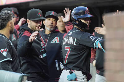 MLB》卡洛爾雙響砲轟老鬼韋蘭德！ 13轟超越大谷居國聯第二