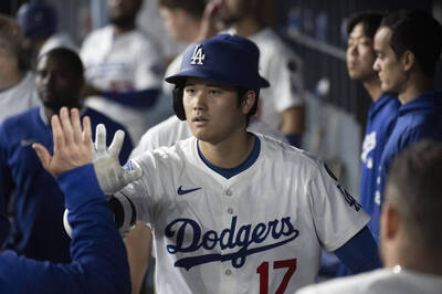 MLB》大谷開轟獨居全壘打王 道奇本季首吞4連敗、4場狂掉32分