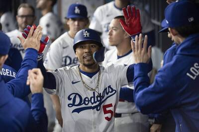 MLB》與大谷背靠背開轟上演雙響砲！貝茲寫道奇生涯里程碑卻不開心