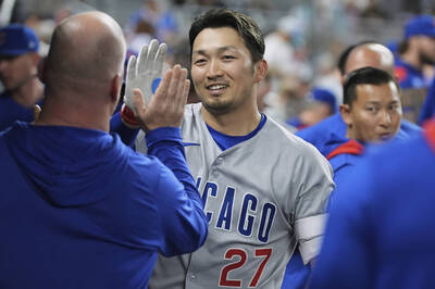 MLB》鈴木誠也開轟猛打賞登聯盟打點王！小熊打到馬林魚派野手登板