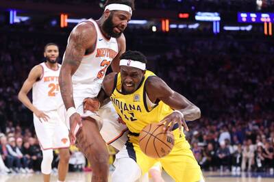 NBA季後賽》西亞卡姆轟新高39分 溜馬力退尼克系列賽2：0領先