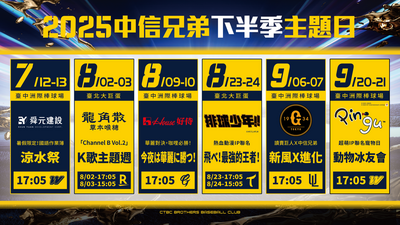 中職》兄弟下半季6大主題日出爐 首度攜手讀賣巨人！