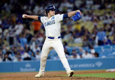 MLB》大秀三刀流！道奇野手生涯首K出爐 還刷新最快球速
