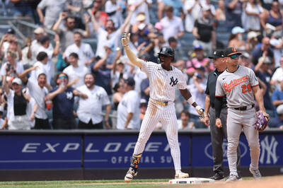 MLB》洋基26歲右投6.1局6K優質先發！ 「爵士哥」致勝二壘安逆轉金鶯
