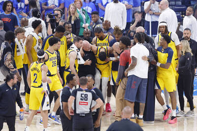 NBA總冠軍賽》溜馬不妙！哈里伯頓G7手感火燙但打7分鐘就因傷退場