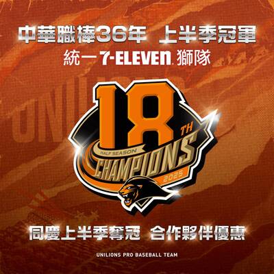 中職》賀獅隊勇奪半季冠軍！統一封王優惠出爐