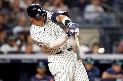 MLB》賈吉本季第34轟、洋基3轟奪2連勝!水手全壘打王也開砲寫紀錄 MLB》賈吉本季第34轟、洋基3轟奪2連勝!水手全壘打王也開砲寫紀錄