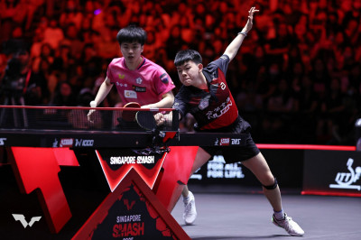 WTT大滿貫》8強戰苦戰5局不敵香港組合 林昀儒/高承睿首度無緣爭冠