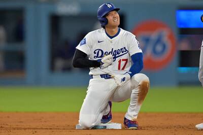 MLB》還好嗎？大谷盜壘被捕手傳球K到肚子 道奇主帥回報狀況