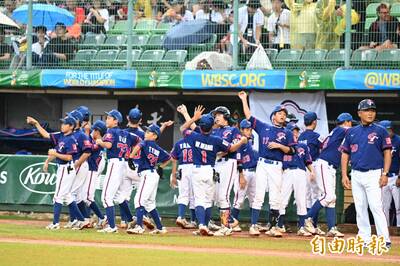 U12世界盃》台灣隊3：1領先 打退賽前防禦率0美國強投