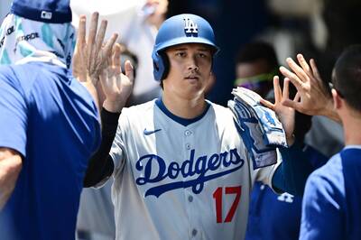 MLB》道奇止敗！大谷雙安4度上壘+2盜 山本5.2局6K無失分