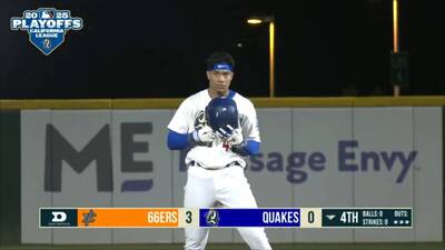 MiLB》炸裂！1A首轟就是在季後賽 道奇台灣新星柯敬賢夯長打+開轟