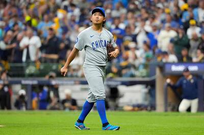 MLB季後賽》今永昇太2.2局慘丟4分被KO！ 釀酒人3轟擊潰小熊強勢聽牌