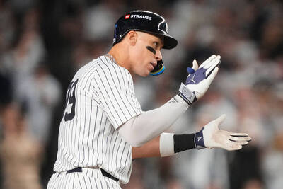 MLB季後賽》鎖定內角36.6公分大壞球開轟！ 賈吉成史上第一人