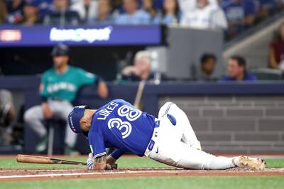 美聯冠軍賽》藍鳥G1慘遭逆轉 主力外野盧克斯又因傷提前退場