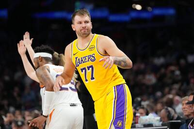 NBA》東契奇壓軸熱身賽砍31分 湖人仍遭國王人馬罰球絕殺 NBA》東契奇壓軸熱身賽砍31分 湖人仍遭國王人馬罰球絕殺