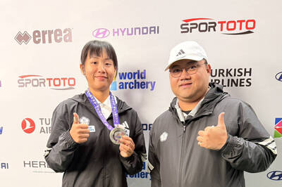 射箭年終賽》最強高中生許芯慈與南韓安山戰至加射惜敗 銀牌平台灣最佳成績