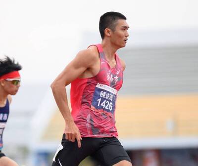 全運會田徑》台灣首見9秒大關 陳玟溥100公尺飆9秒99 全運會田徑》台灣首見9秒大關 陳玟溥100公尺飆9秒99
