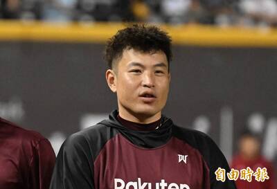 台灣大賽》雨勢不斷對樂天利多 「本命四番」狀況接近100% 台灣大賽》雨勢不斷對樂天利多 「本命四番」狀況接近100%
