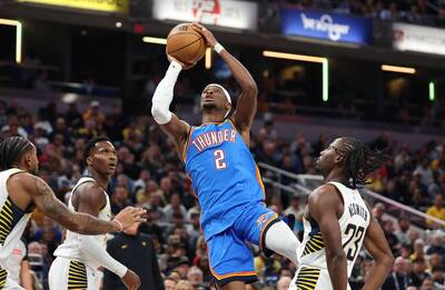 NBA》累!雷霆開季前2戰都2OT史上首見 SGA轟生涯新高55分退溜馬 NBA》累!雷霆開季前2戰都2OT史上首見 SGA轟生涯新高55分退溜馬