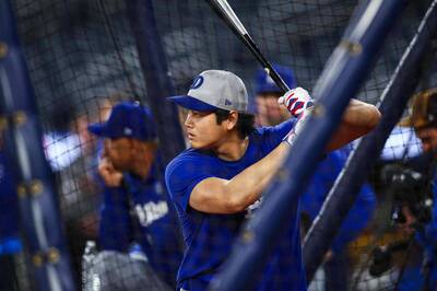 MLB季後賽》罕見站上球場進行打擊練習 大谷翔平被問及訓練細節:這是秘密 MLB季後賽》罕見站上球場進行打擊練習 大谷翔平被問及訓練細節:這是秘密