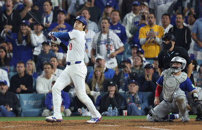 世界大賽》大谷翔平前3打席都敲長打+2打點 突破苦手的左投類型