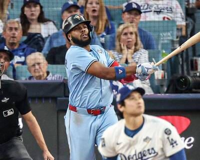 世界大賽》砲轟大谷翔平反超比數！ 藍鳥小葛雷諾改寫隊史