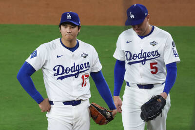 世界大賽》大谷翔平續投7局出狀況！道奇牛棚放火 藍鳥扳平戰局