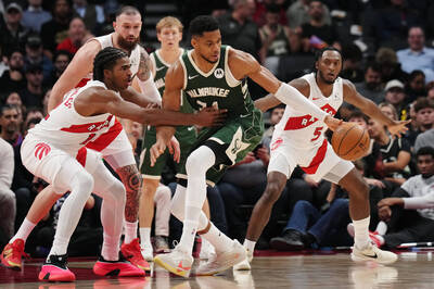 NBA》「字母哥」22分無用 公鹿慘輸28分、遭暴龍賞本季最糟敗仗