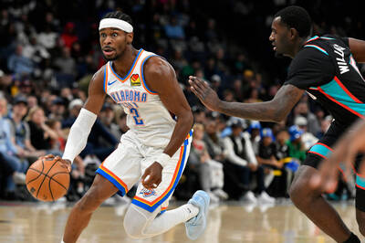 NBA》「SGA」35分率隊逆轉灰熊 衛冕軍雷霆開季11戰豪取10勝