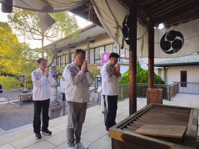 聽奧》東京聽奧明開幕 運動部次長鄭世忠赴千年神社祈福