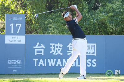 P:1:高球》台玻台豐公開賽次輪 洪健堯揮7鳥零柏忌續保領先