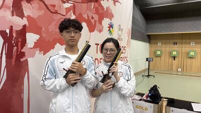 聽奧射擊》許明睿／高雅茹10公尺空氣混雙奪銀 台灣隊累計2面銀牌
