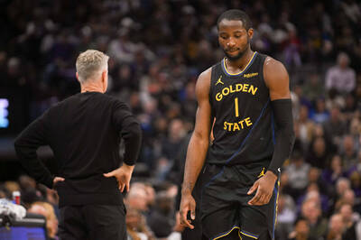 NBA》領15億約的勇士庫明加連2場坐滿板凳 教頭柯爾解釋原因