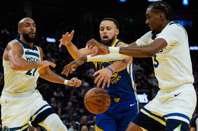 NBA》勇士禁區遭灰狼明星中鋒戈貝爾肆虐 柯瑞坦言：這很難克服...