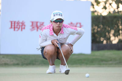高球》台哥大公開賽首輪 姚宣榆大秀一桿進洞美技暫居第1