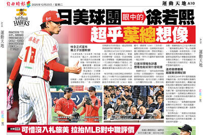 日美球團眼中的徐若熙 超乎葉總想像