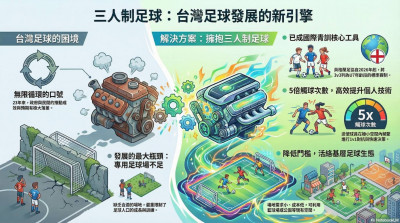 街頭3對3尬球 打開台灣足球發展新局面