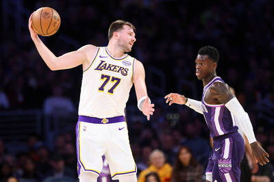 NBA》火爆！國王後衛與湖人球星東契奇吵架還想揍他 被禁賽3場