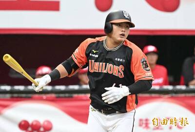 棒球》在中國首打點終於開張！ 前統一獅1指黃勇傳選2保送+2打點