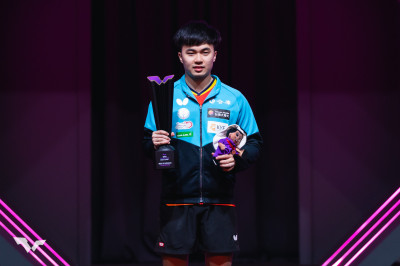 WTT冠軍賽》林昀儒冠軍賽二度封王 追平樊振東、林詩棟、張本智和紀錄