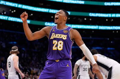 NBA》紫金大軍傳好消息！八村壘即將傷癒歸隊、最快明天出賽