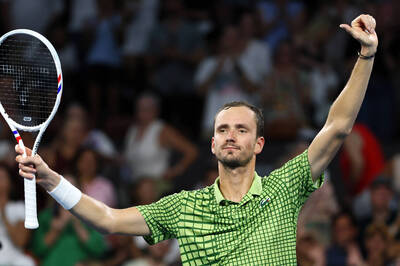 P:0:網球》梅德維夫生涯22座冠軍來自不同城市 喊話ATP多辦比賽