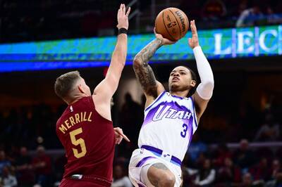 NBA》喬治、馬卡南合砍60分 西部後段班爵士逆襲擊退騎士