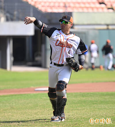 中職》從復健組「退群」 張翔接受客座捕手教練指導