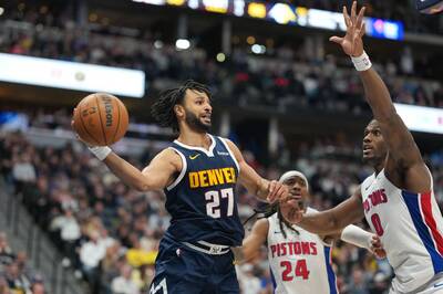 NBA》穆雷關鍵罰球失手 金塊錯失機會不敵東部龍頭活塞斷連勝