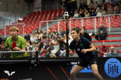 WTT法國里爾支線賽》4連勝快意封后 李昱諄/簡彤娟今年首搭就奪冠